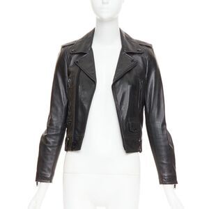 Saint Laurent 2015 Lambskin Asymmetric Jacket